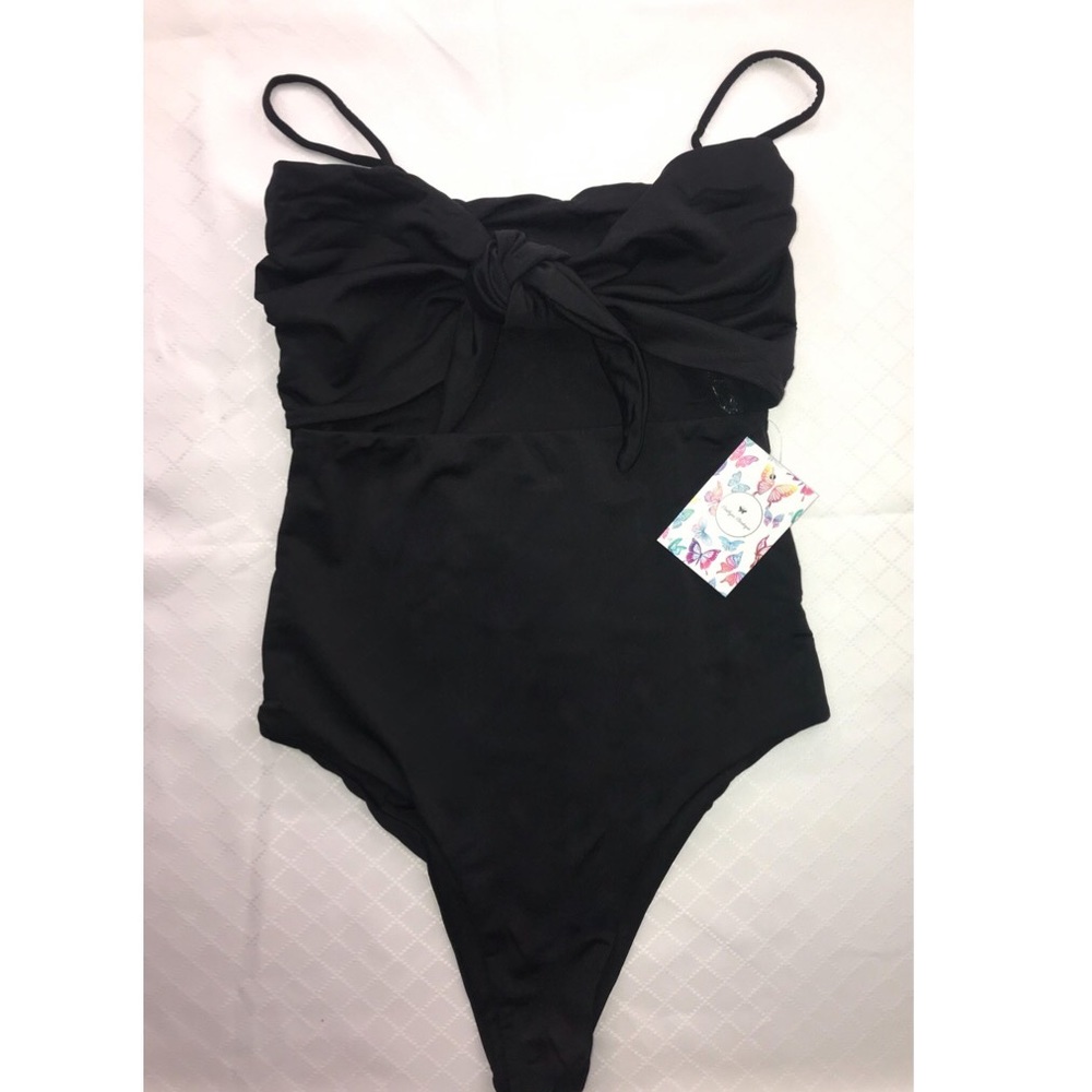 Front tie bodysuit